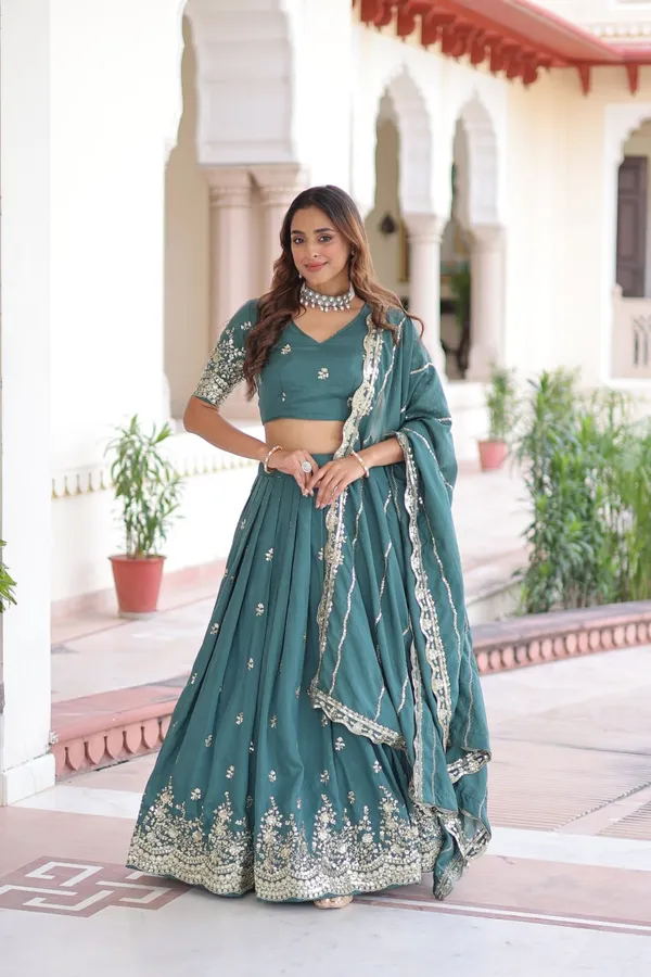 Blue_Net_Lehenga_Choli_For_Women