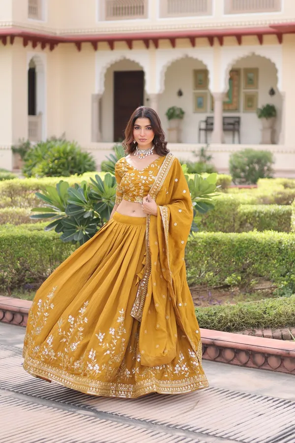 Purple_Fauxgeorgette_Lehenga_Choli_For_Women