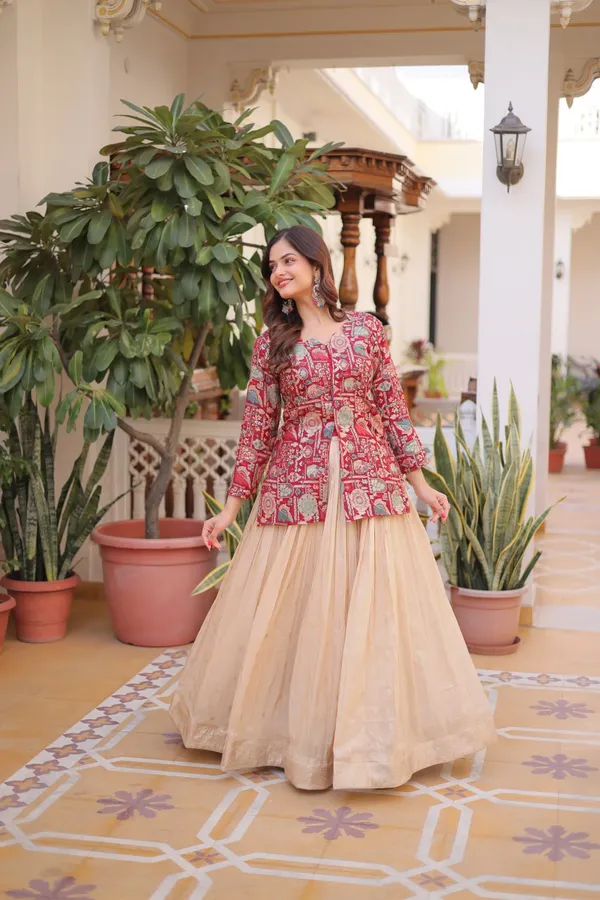Red_Vichitrasilk_Lehenga_Choli_For_Women