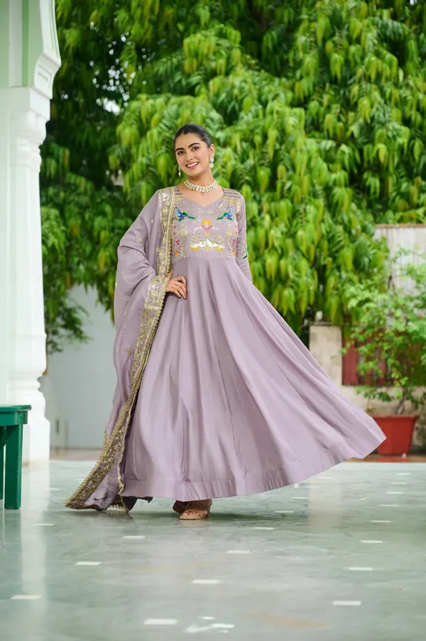 Light_Pueple_Vichitrasilk_Gowns_For_Women