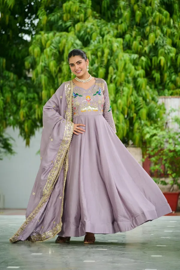 Light_Pueple_Vichitrasilk_Gowns_For_Women