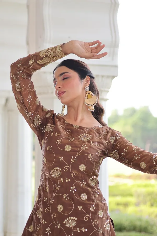 Coffee_Fendy_Sharara_Suit_For_Women