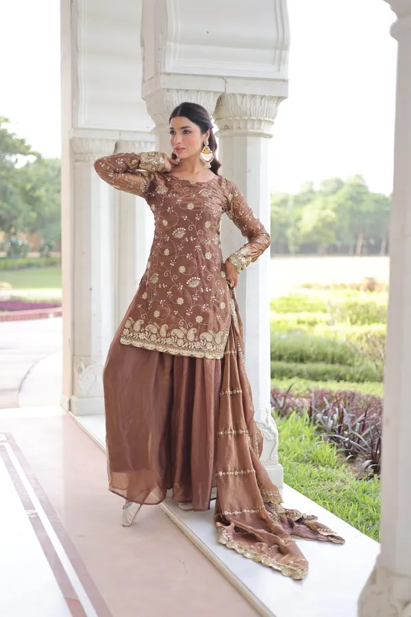 Coffee_Fendy_Sharara_Suit_For_Women