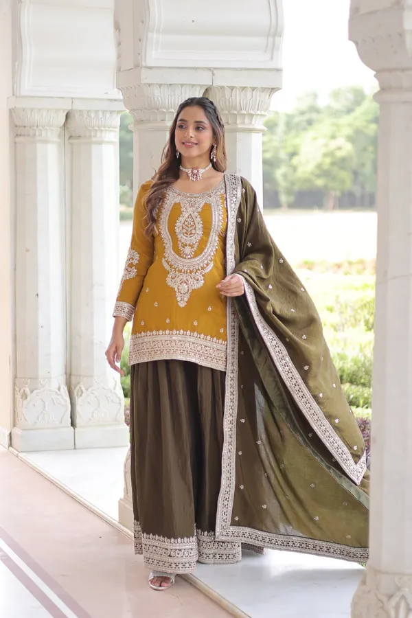 Yellow_Fendy_Sharara_Suit_For_Women