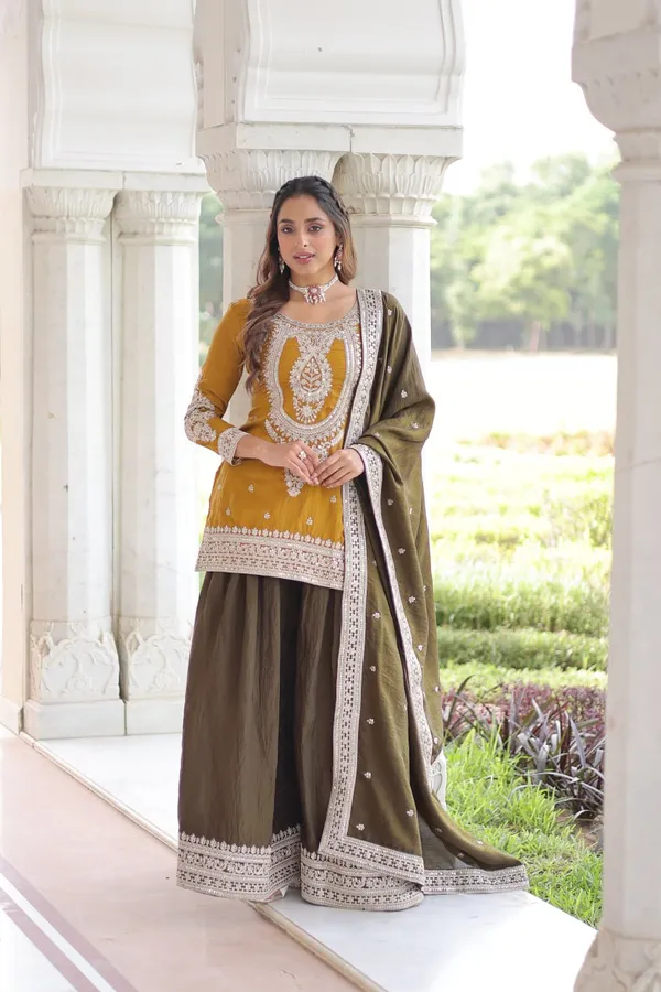 Yellow_Fendy_Sharara_Suit_For_Women