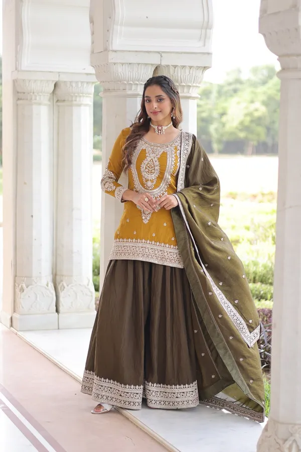 Yellow_Fendy_Sharara_Suit_For_Women