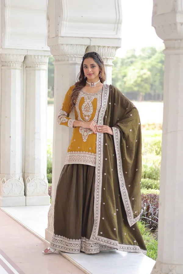 Yellow_Fendy_Sharara_Suit_For_Women