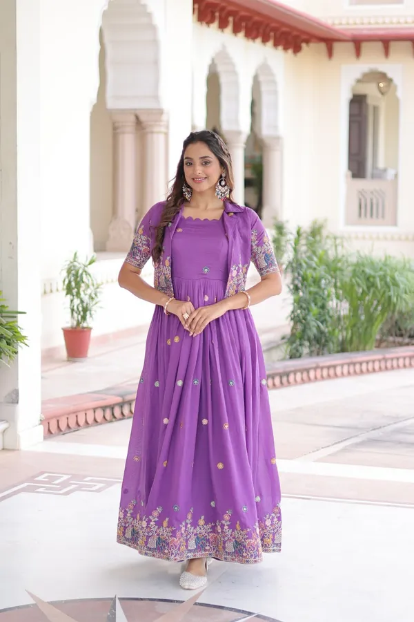 Purple_Vichitrasilk_Gowns_For_Women