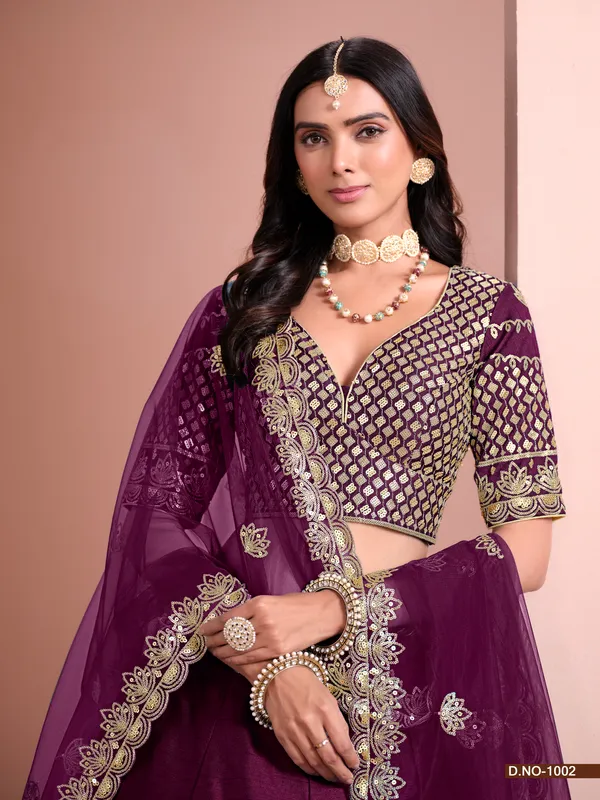 Purple_Artsilk_Lehenga_Choli_For_Women