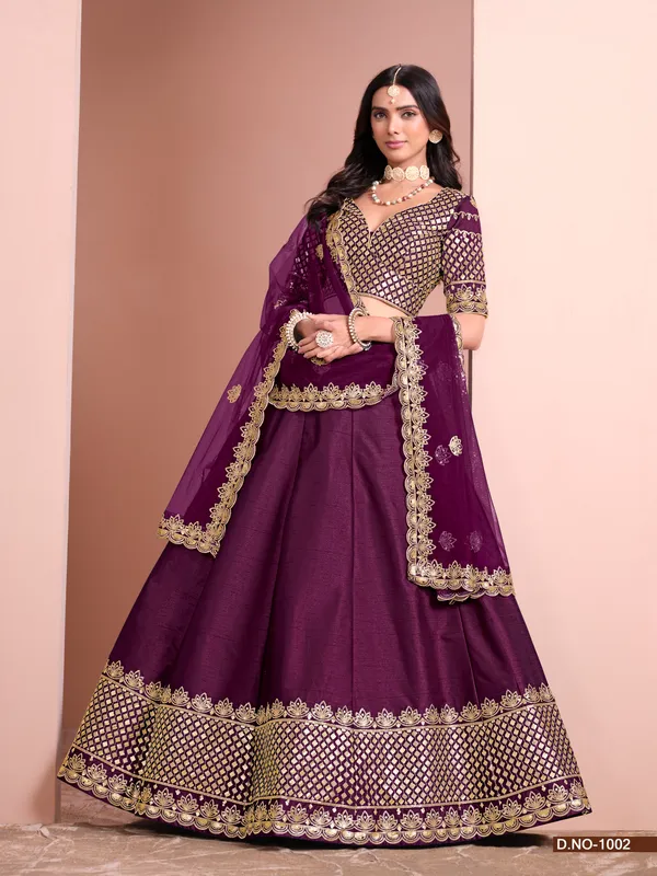 Purple_Artsilk_Lehenga_Choli_For_Women