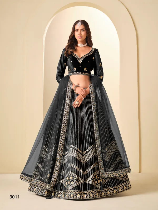 Black_Icevelvet_Lehenga_Choli_For_Women