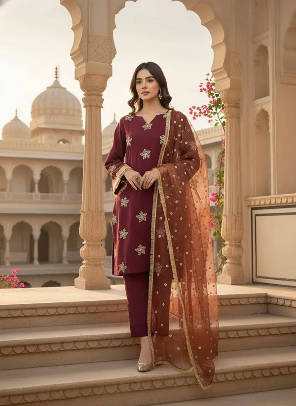 Maroon_Crepsilk_Farshi_Suit_For_Women