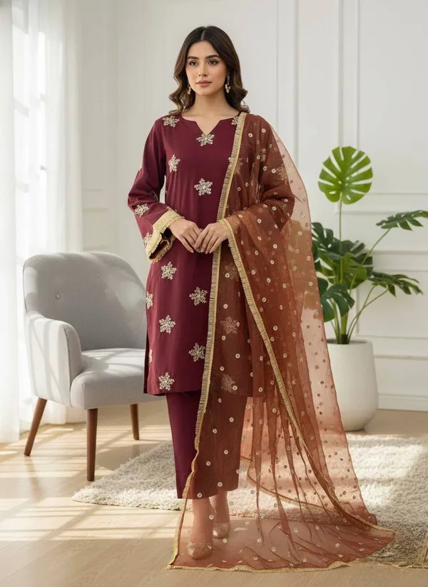 Maroon_Crepsilk_Farshi_Suit_For_Women