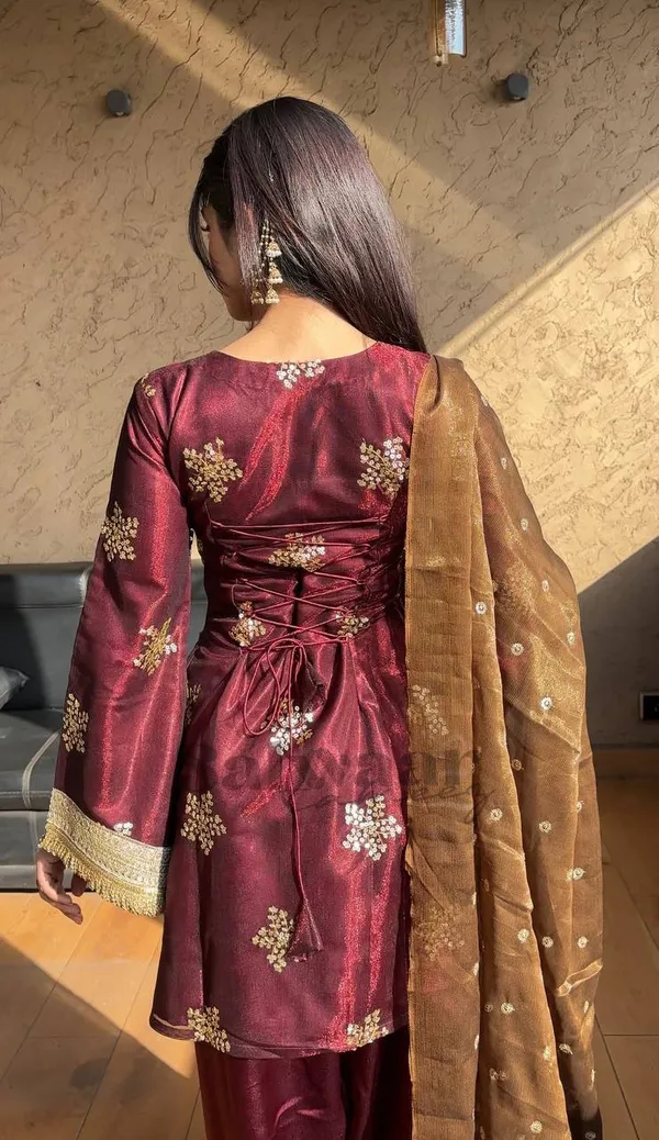 Maroon_Crepsilk_Farshi_Suit_For_Women