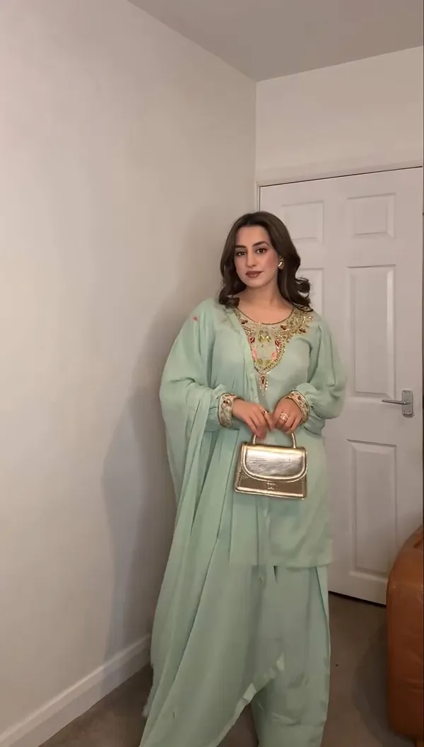 Sky_Blue_Fauxgeorgette_Farshi_Suit_For_Women
