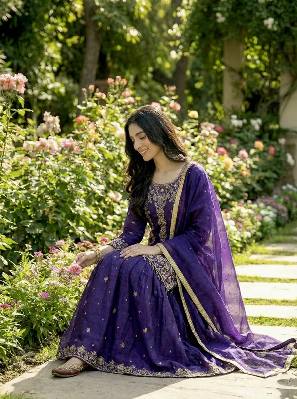 Purple_Gmysilk_Kurti_Plazzo_For_Women
