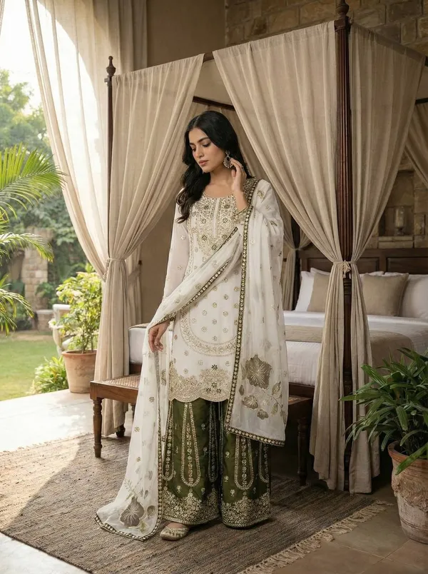 White_Fauxgeorgette_Sharara_Suit_For_Women