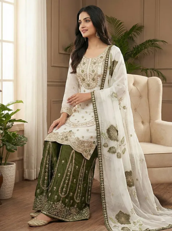 White_Fauxgeorgette_Sharara_Suit_For_Women