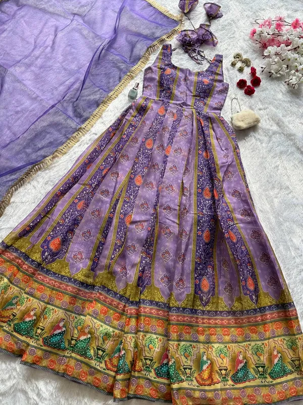 Purple_Designer_Embroidered_Anarkali_Gown_Red_Blue_For_Women