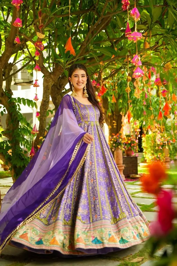 Purple_Designer_Embroidered_Anarkali_Gown_Red_Blue_For_Women