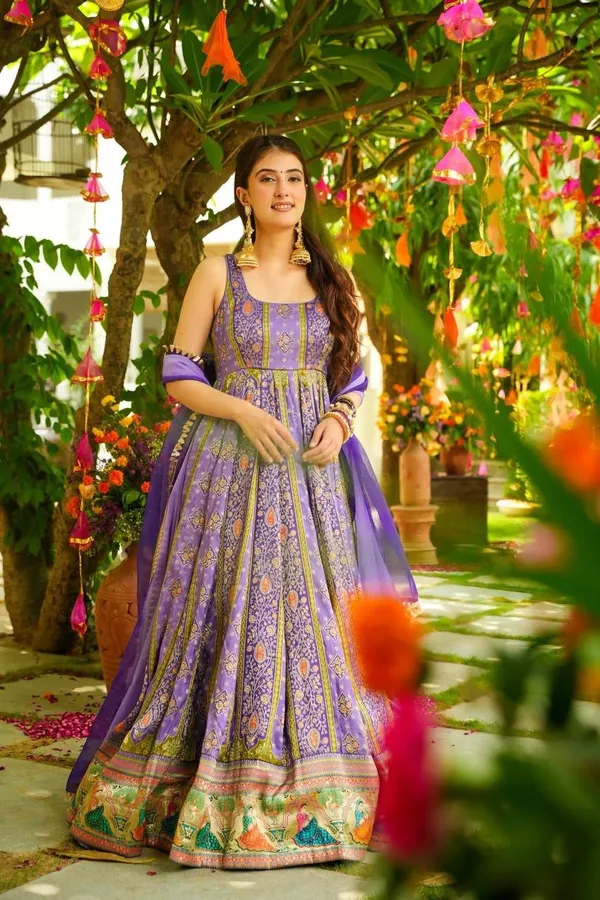 Purple_Designer_Embroidered_Anarkali_Gown_Red_Blue_For_Women