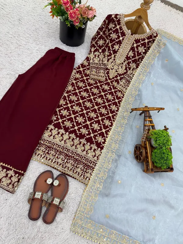 Brown_Premium_Synthetic_Dress_For_Women