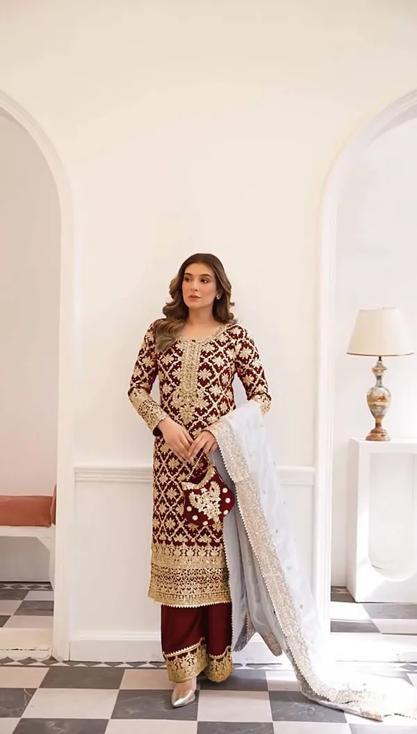 Brown_Premium_Synthetic_Dress_For_Women