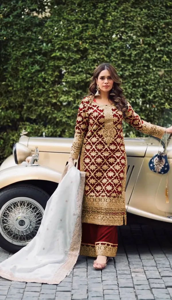 Brown_Premium_Synthetic_Dress_For_Women