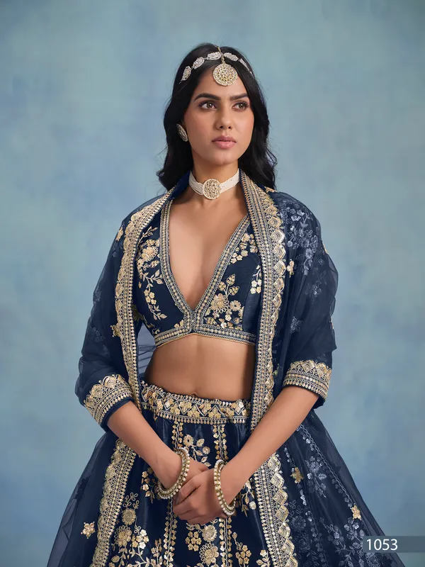 Blue_Artsilk_Lehenga_Choli_For_Women