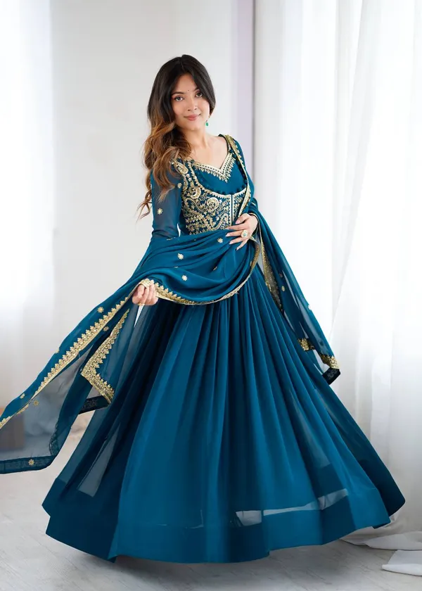 Rama_Green_Stylish_Anarkali_Sequins_Embroidery_Gown_For_Women