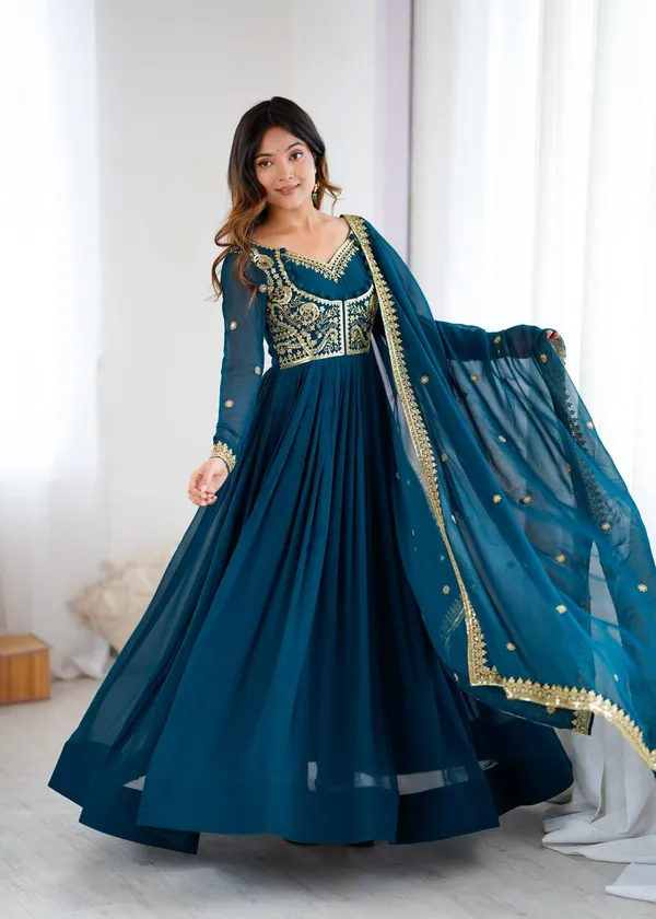 Rama_Green_Stylish_Anarkali_Sequins_Embroidery_Gown_For_Women