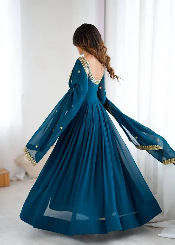 Rama_Green_Stylish_Anarkali_Sequins_Embroidery_Gown_For_Women