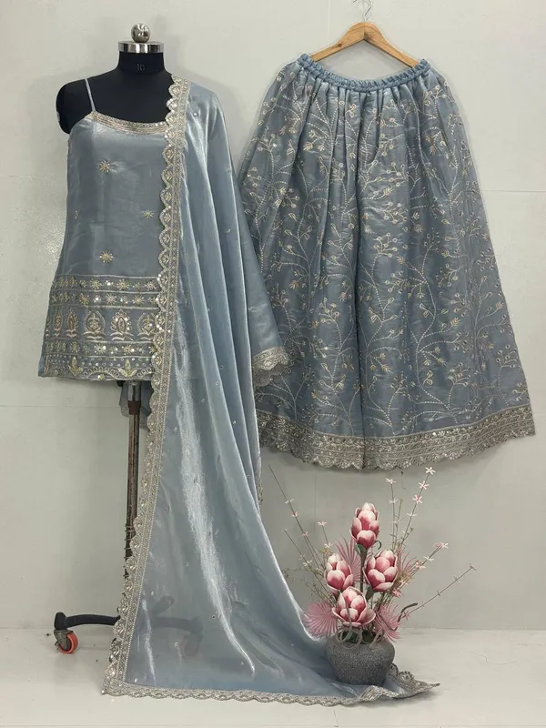 Grey_Embroidered_Georgette_Sharara_Suit_Party_Wear_For_Women