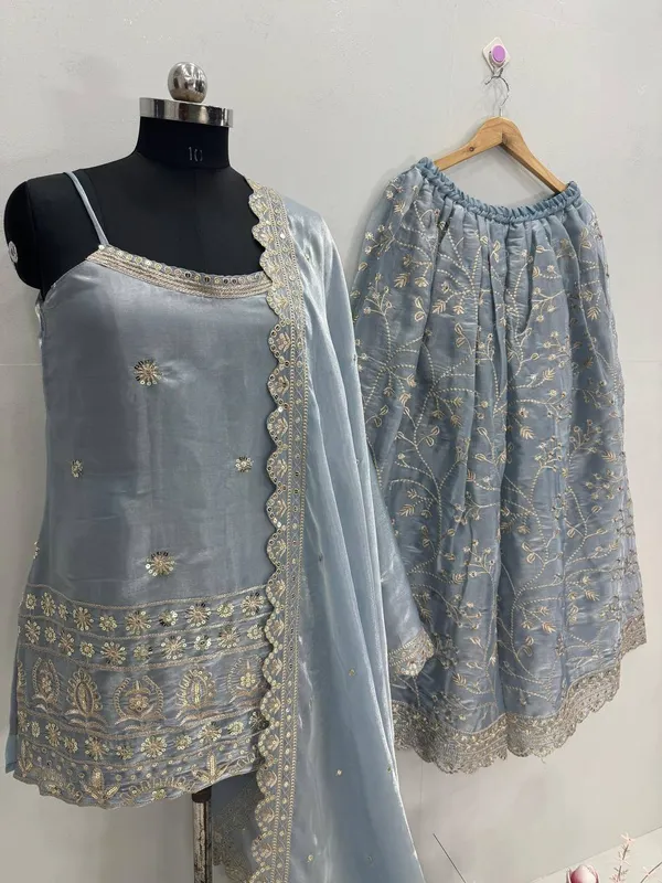 Grey_Embroidered_Georgette_Sharara_Suit_Party_Wear_For_Women