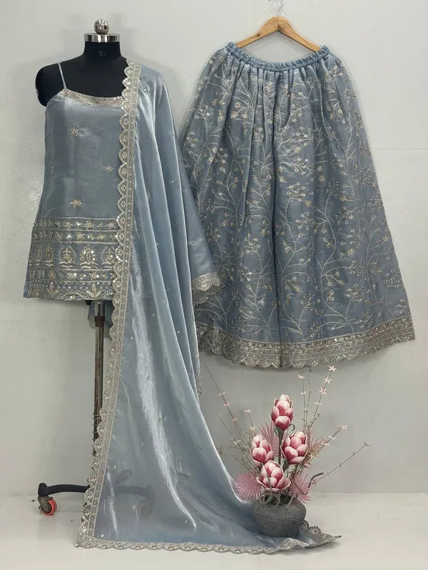 Grey_Embroidered_Georgette_Sharara_Suit_Party_Wear_For_Women