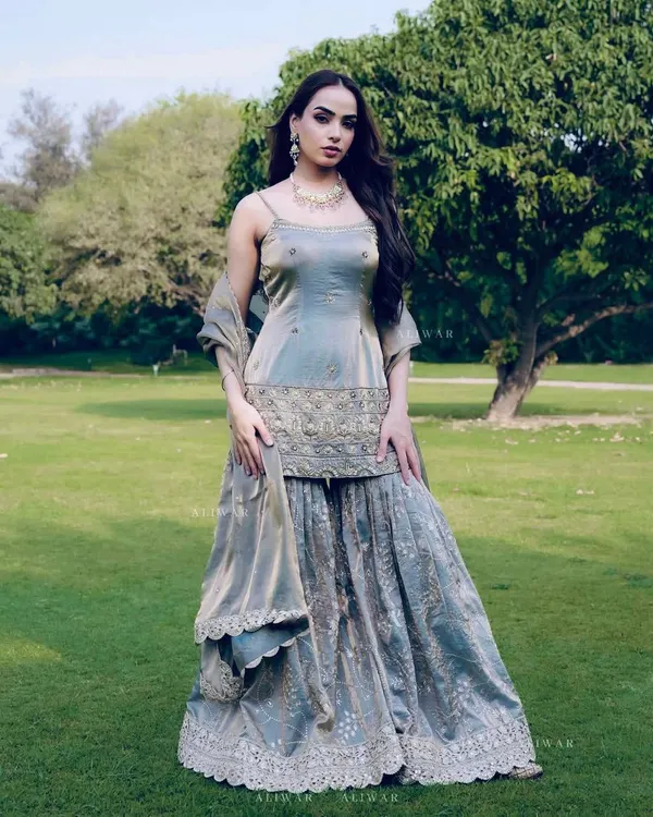 Grey_Embroidered_Georgette_Sharara_Suit_Party_Wear_For_Women