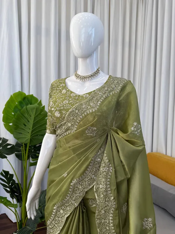 Mehandi_Premium_Artsilk_Sarees_For_Women