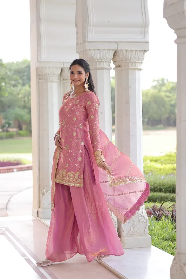 Pink_Premium_Synthetic_Sharara_Suit_For_Women