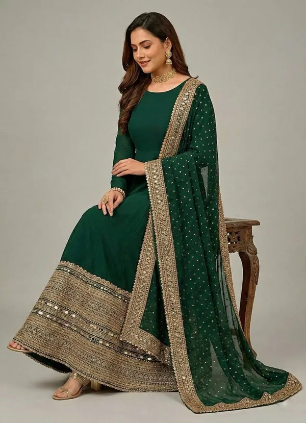 Green_Romansilk_Gowns_For_Women