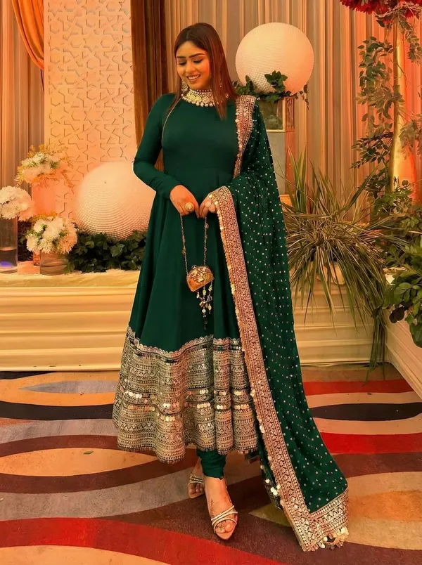 Green_Romansilk_Gowns_For_Women