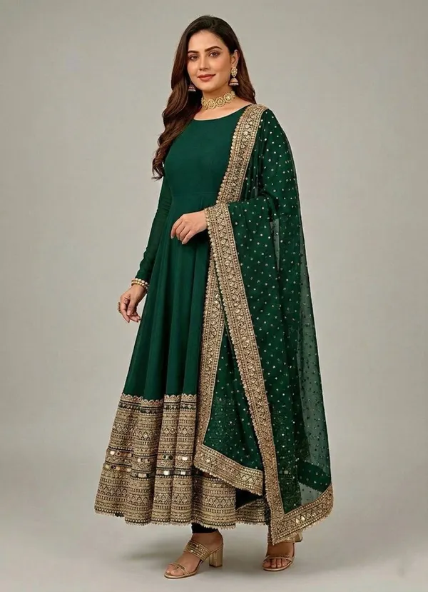 Green_Romansilk_Gowns_For_Women