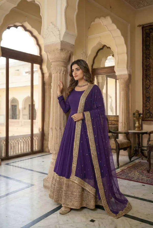 Purple_Romansilk_Gowns_For_Women