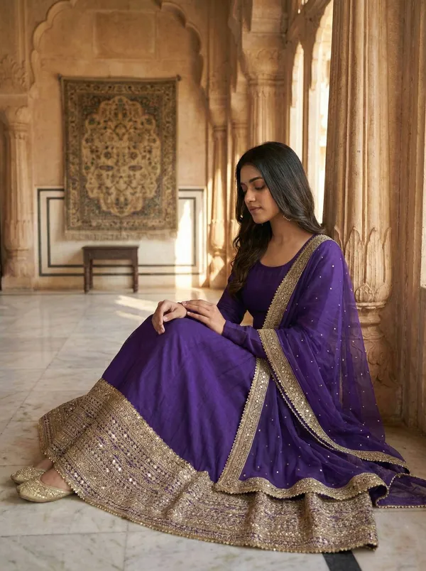 Purple_Romansilk_Gowns_For_Women