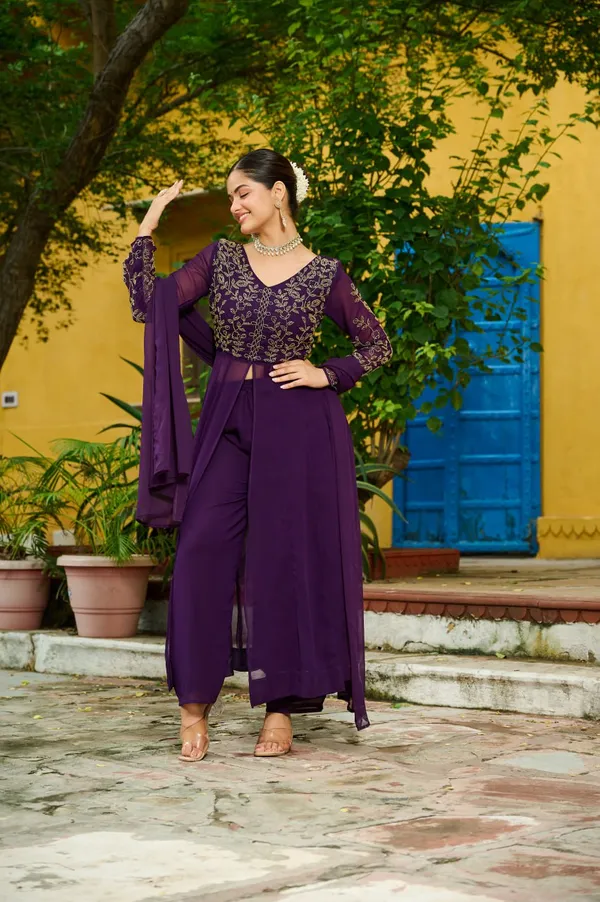 Purple_Premium_Synthetic_Kurtis_Pant_For_Women