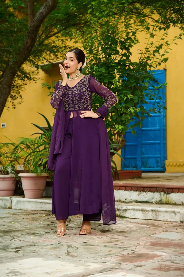 Purple_Premium_Synthetic_Kurtis_Pant_For_Women