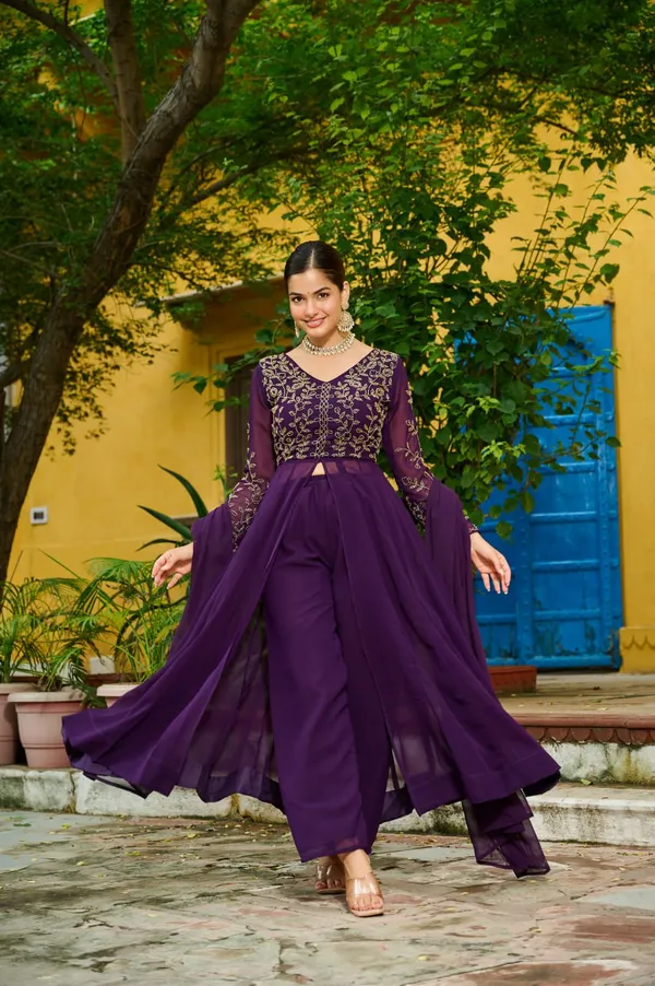 Purple_Premium_Synthetic_Kurtis_Pant_For_Women
