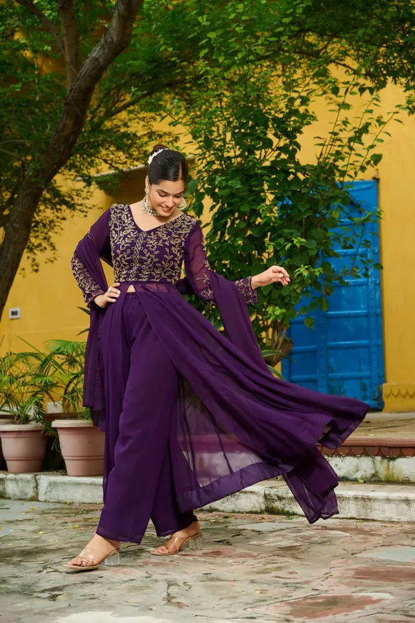 Purple_Premium_Synthetic_Kurtis_Pant_For_Women