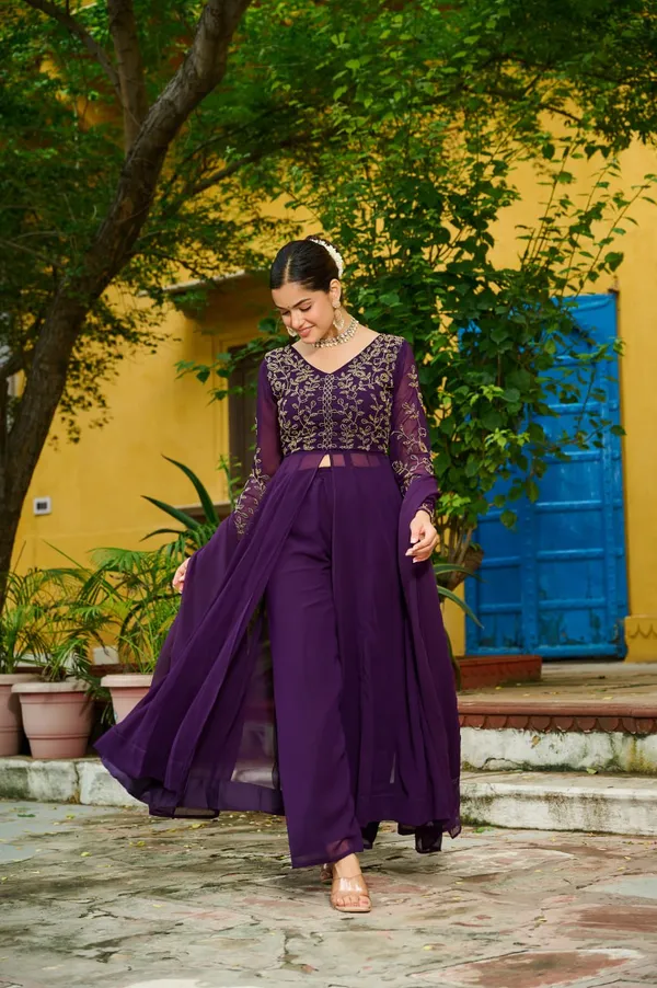 Purple_Premium_Synthetic_Kurtis_Pant_For_Women