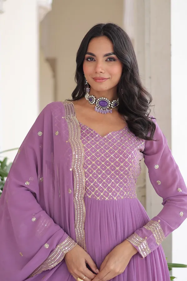 Light_Pink_Premium_Linen_Gowns_For_Women