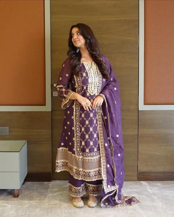 Purple_Premium_Synthetic_Dress_For_Women